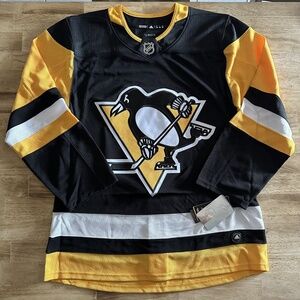 Adidas NHL Pittsburgh Penguins Home Hockey Jersey‎ Black Mens Size 50 M
